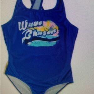 Kids Blue and Yellow Swimwear